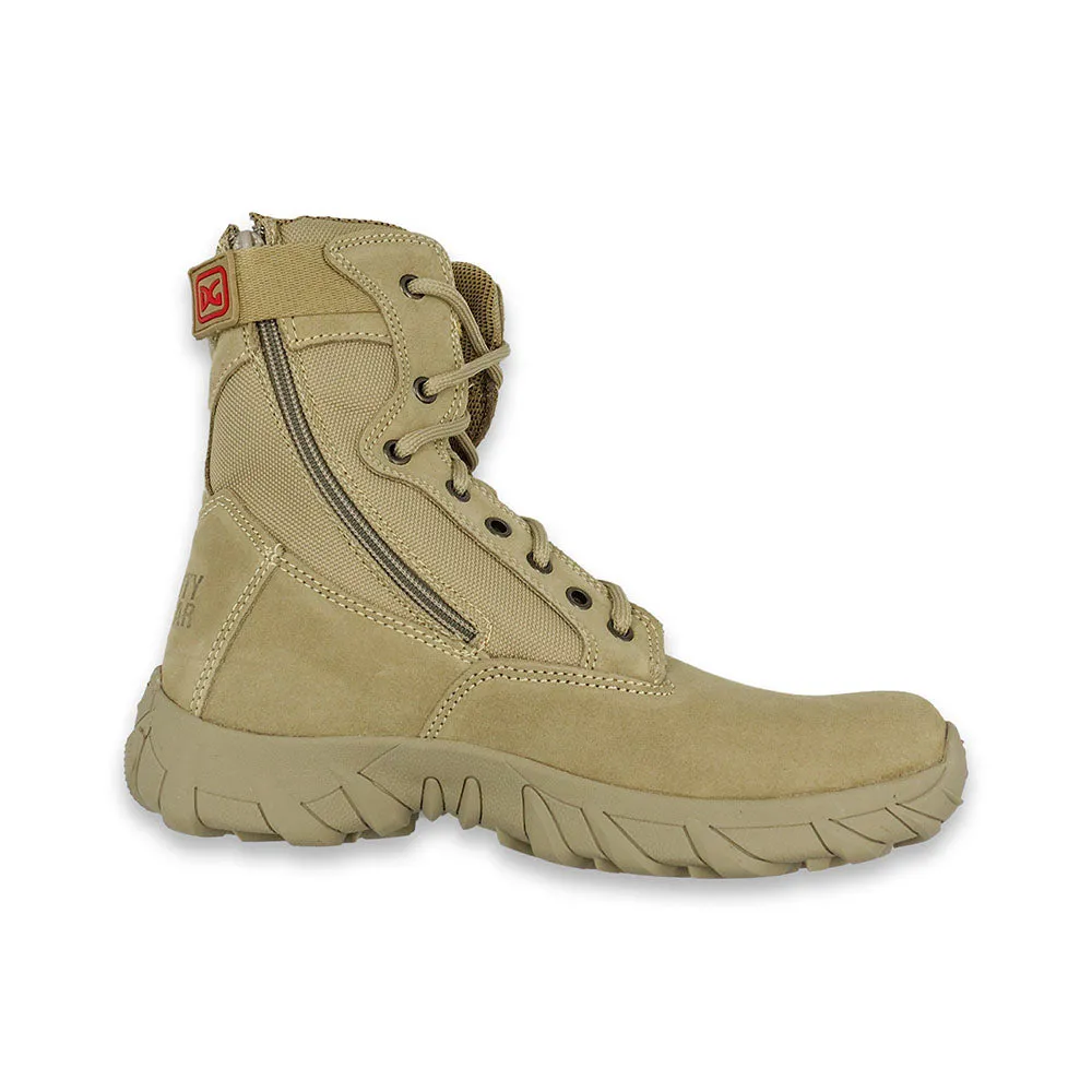 1563 BOTA TACTICA ELITE 8 TAN MARCA DUTY GEAR