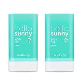 2 Pieces BANILA CO hello sunny essence sun stick Fresh SPF50+ PA++++ Korean Cosmetics After Sunscreens UV Block