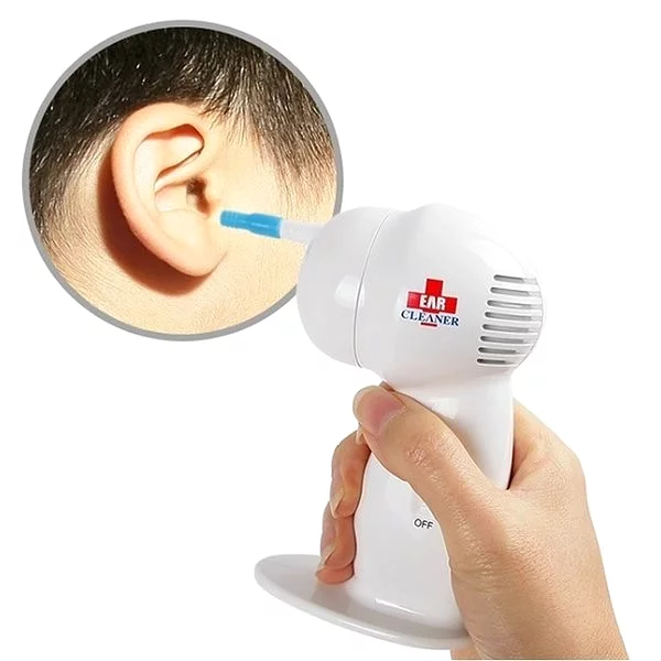 2 Pieces Ear Cleaners Wax Removers Cordless Vacuum Painless Suction Made in Korea Children Senior non-toxic silicone tube infect