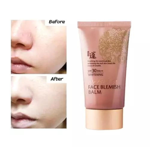 2 Pieces Welcos No Makeup Face Blemish Balm 50ml SPF30 PA++ Whitening BB Creams Cosmetics Korean Facial Beauty Sunscreens Wrinkl