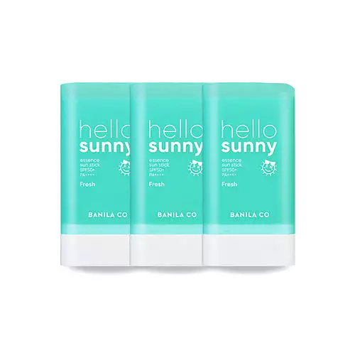 3 Pieces BANILA CO hello sunny essence sun stick Fresh SPF50+ PA++++ Korean Cosmetics After Sunscreens UV Block for Face Body