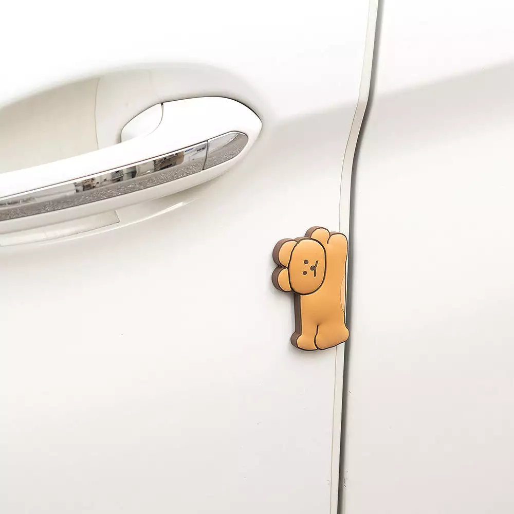 4 Pieces Cute Characters Door Guard Bumper Stickers Vehicle decals Pop