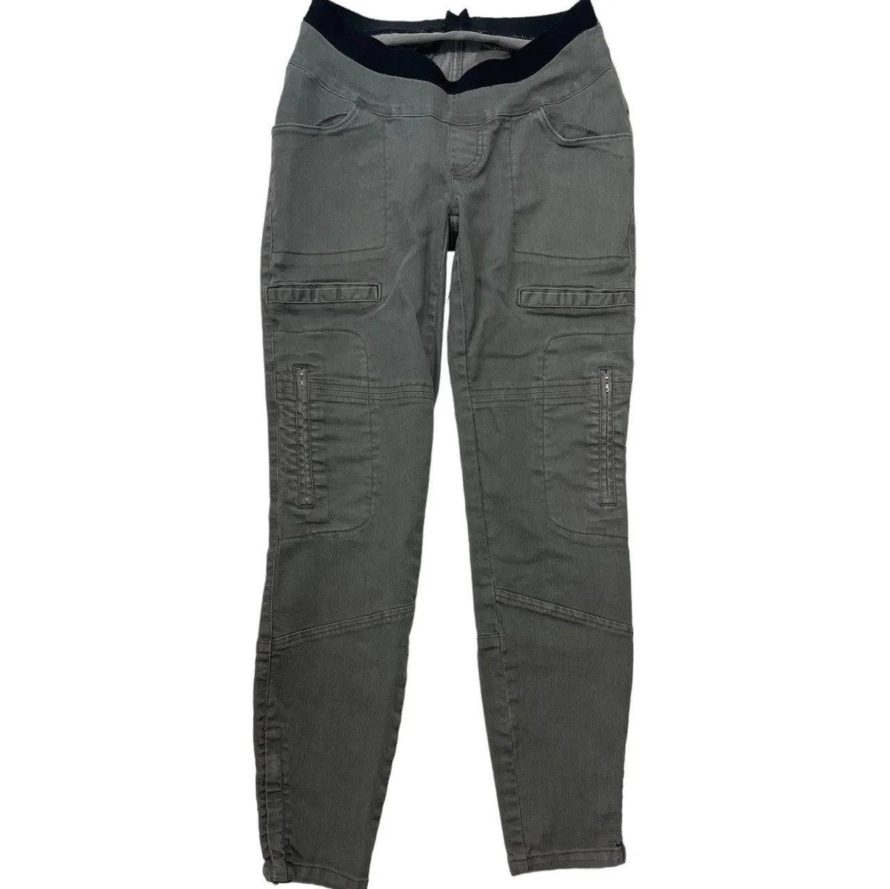 A Pea in the Pod Maternity  Light Gray Utility Maternity Pants (Gently Used - Size X-Small)