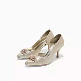 Amor Cynthia Gold Pumps