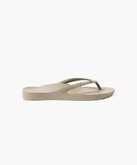 Archies Arch Support Crystal Taupe Thongs