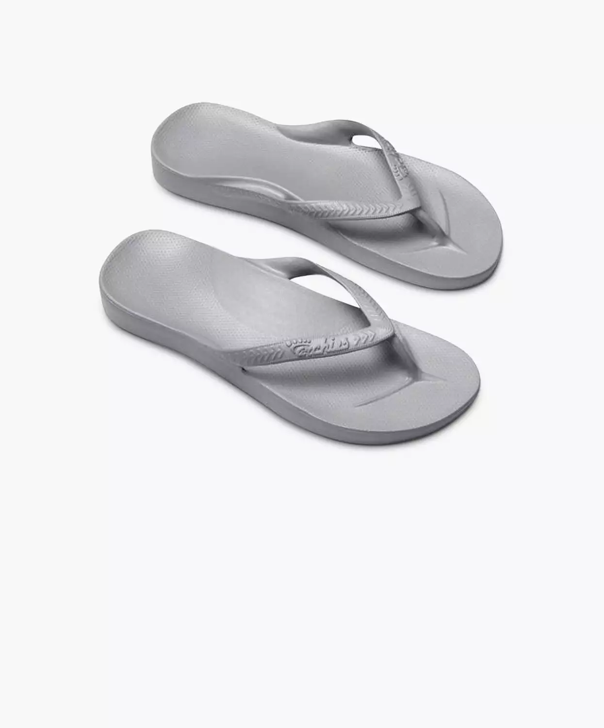 Archies Arch Support Thongs Grey