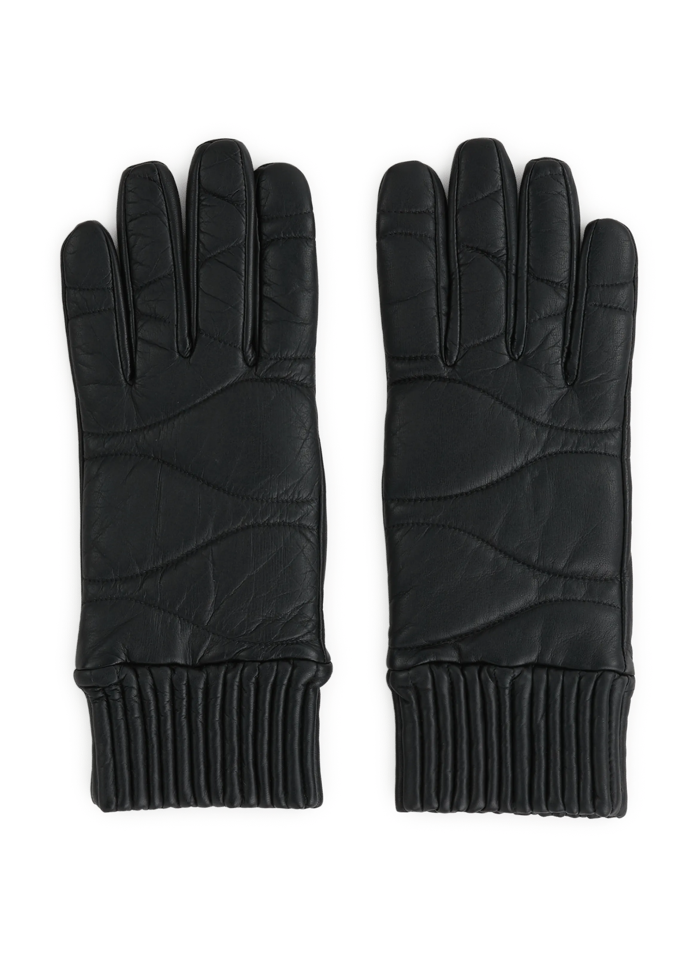 ARISTIDE  Leather gloves - Black