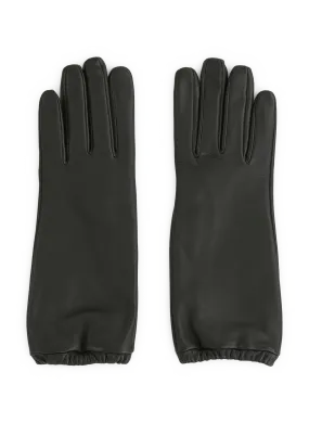 ARISTIDE  Leather gloves - Khaki