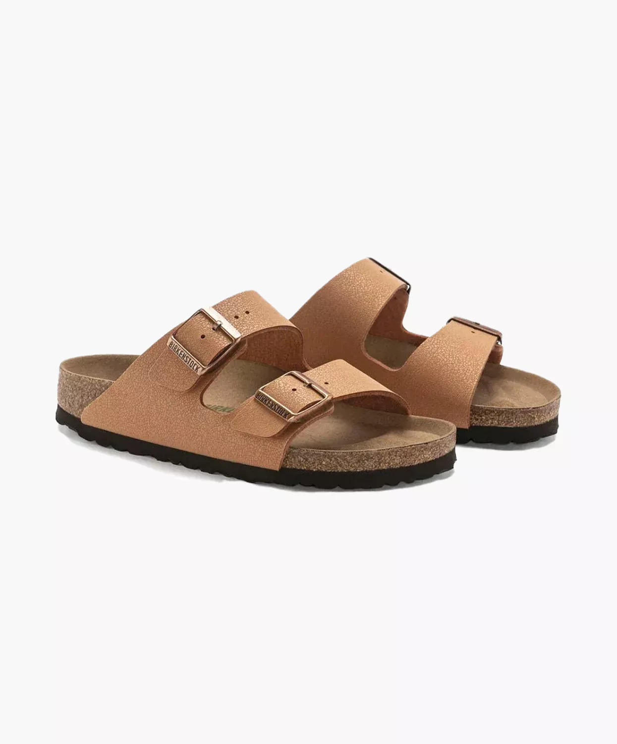 Birkenstock Arizona BirkiBuc Earthy Pecan Vegan Sandals