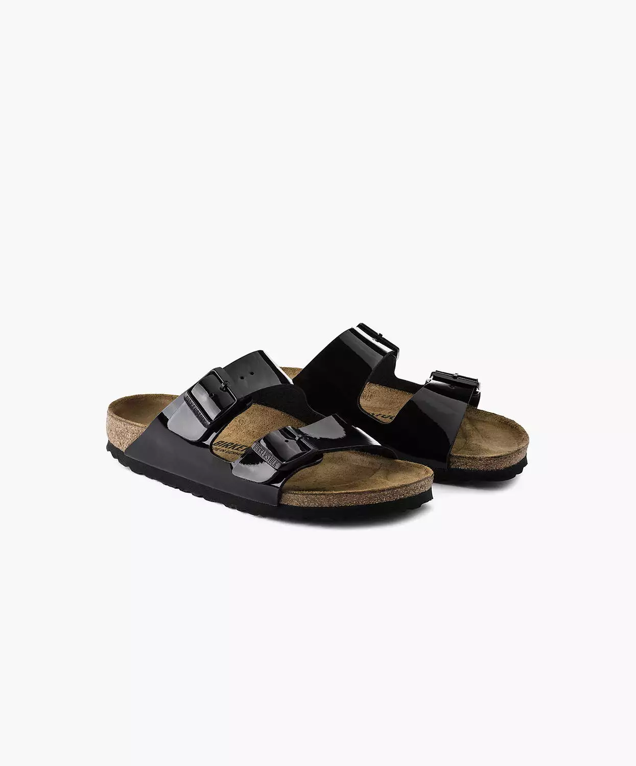 Birkenstock Arizona Birko-Flor Black Patent Sandals