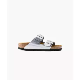 Birkenstock Arizona Birko-Flor Silver Sandals