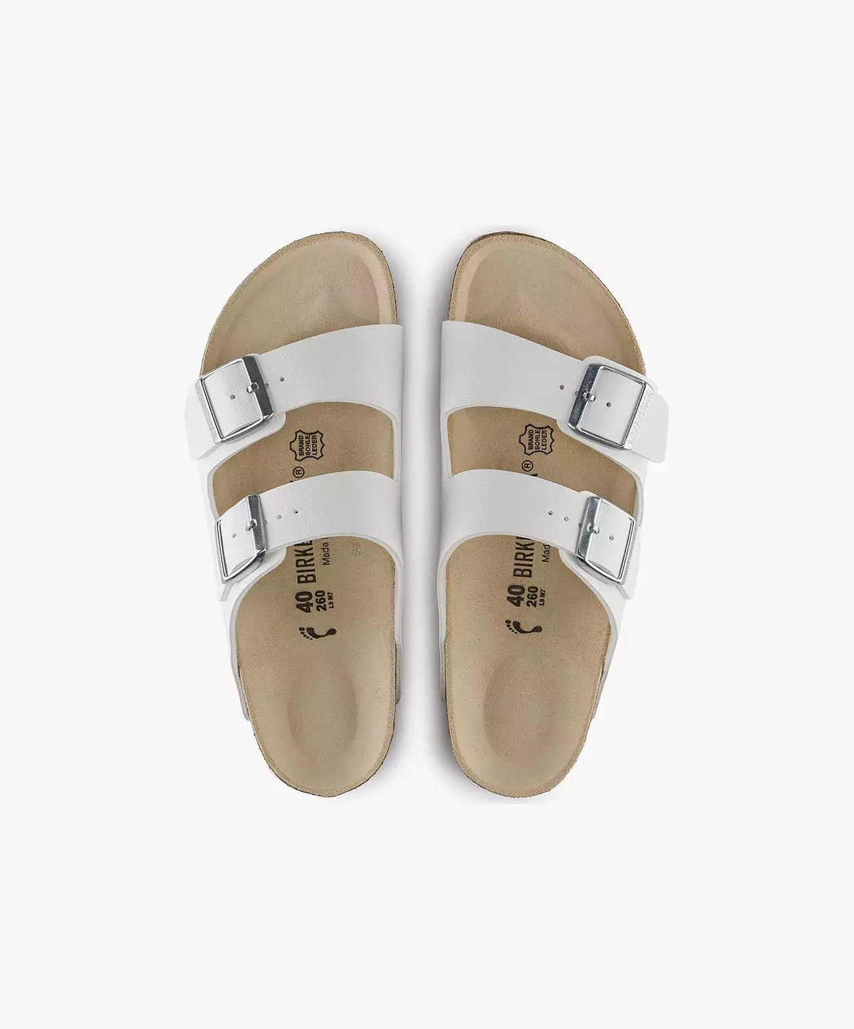 Birkenstock Arizona Birko-Flor White Sandals