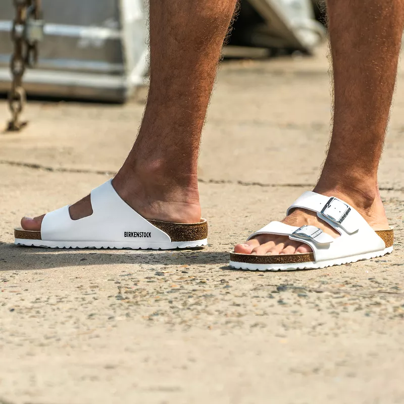 Birkenstock Arizona Birko-Flor White Sandals