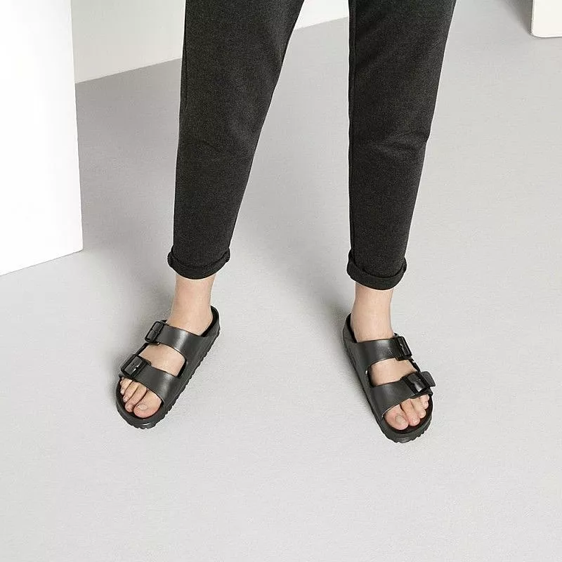 Birkenstock Arizona EVA Metallic Anthracite Sandals