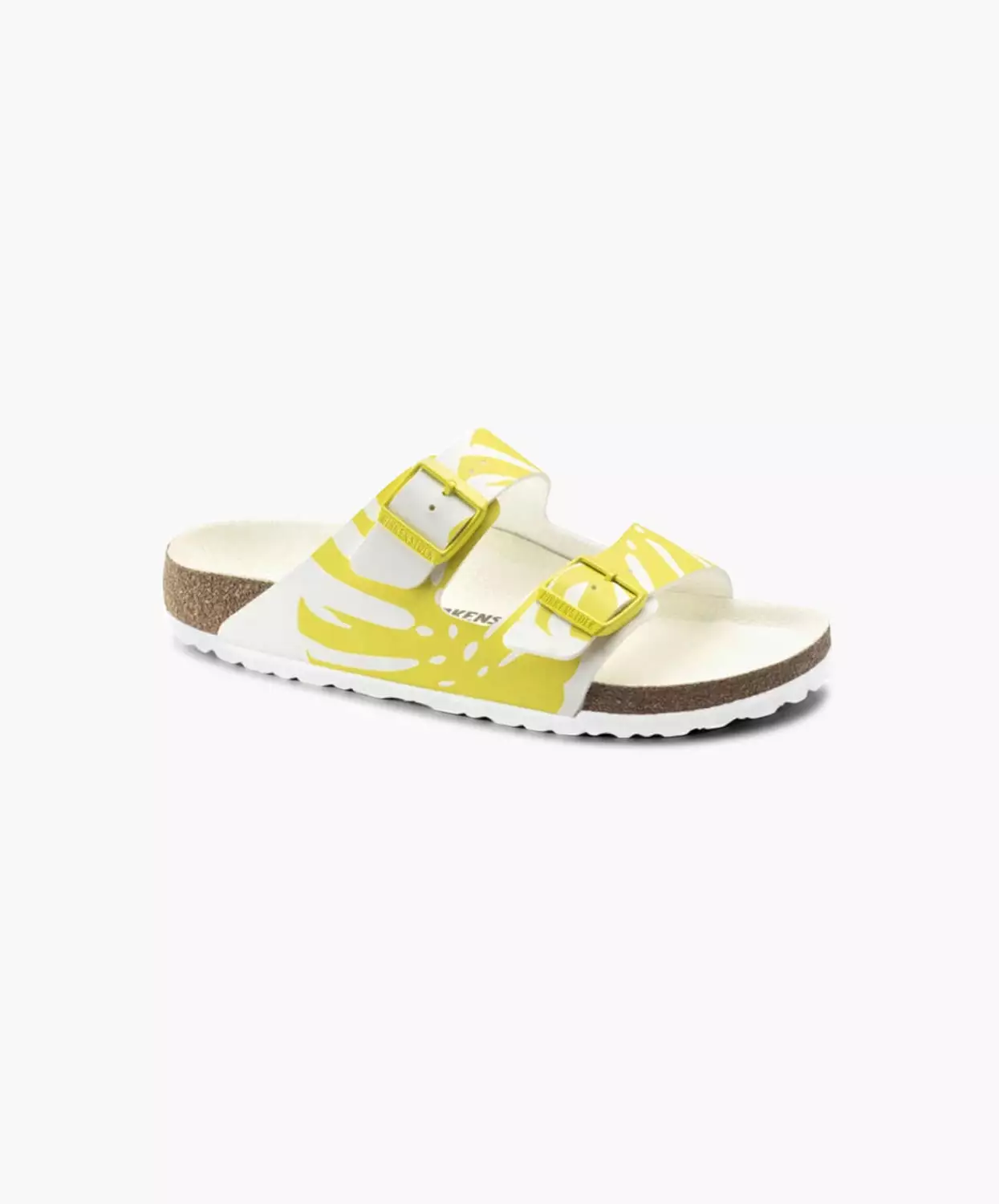 Birkenstock Arizona Monstera Birko-Flor White/Lime Sour Sandals