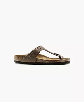 Birkenstock Gizeh Oiled Leather Tobacco Sandals