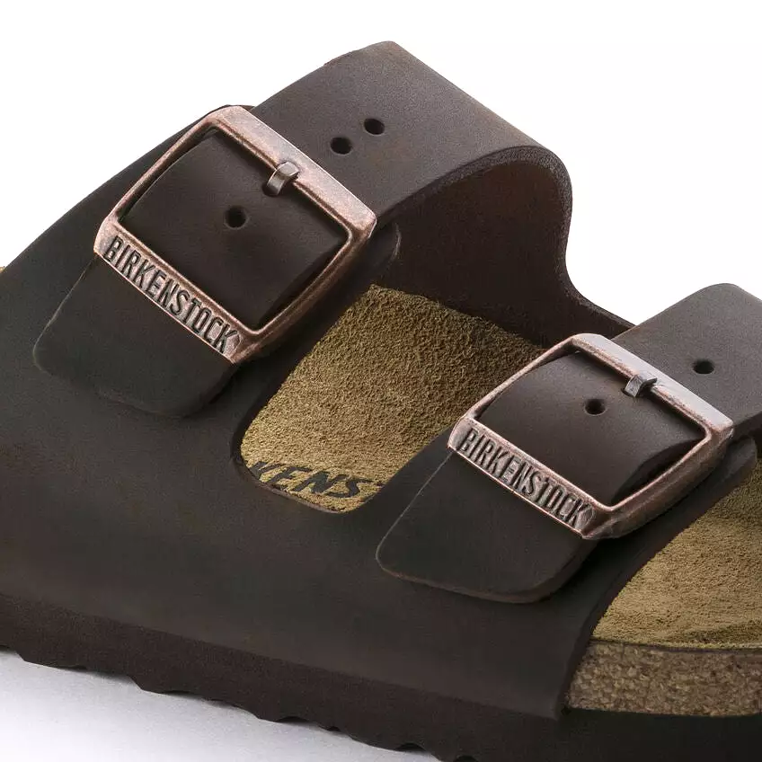 'Birkenstock' Men's Arizona Oiled Leather Sandal - Habana