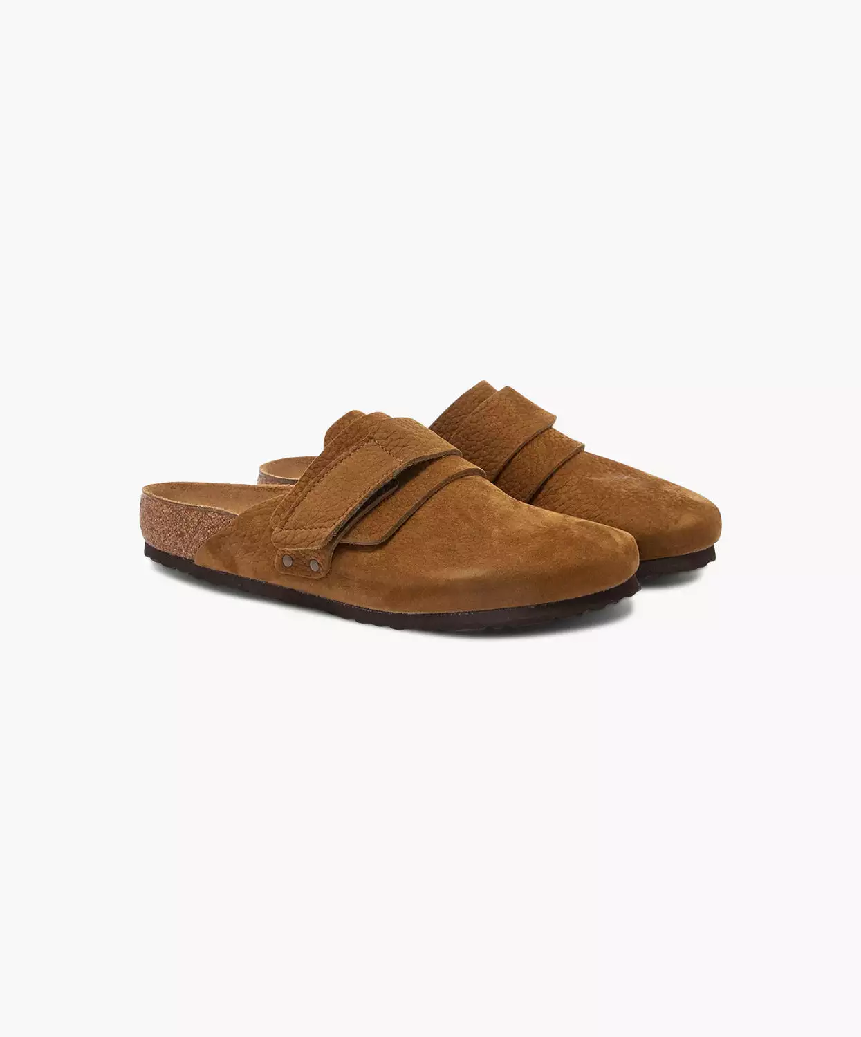 Birkenstock Nagoya Nubuck Leather Desert Buck Tea Clogs