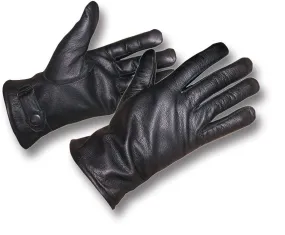 BLACK GERMAN LEATHER GLOVES