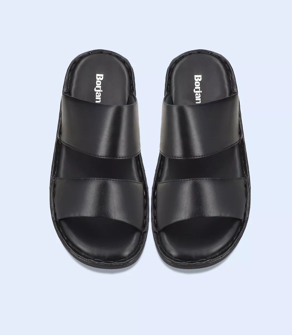 BM5560-BLACK-Men Casual Slipper