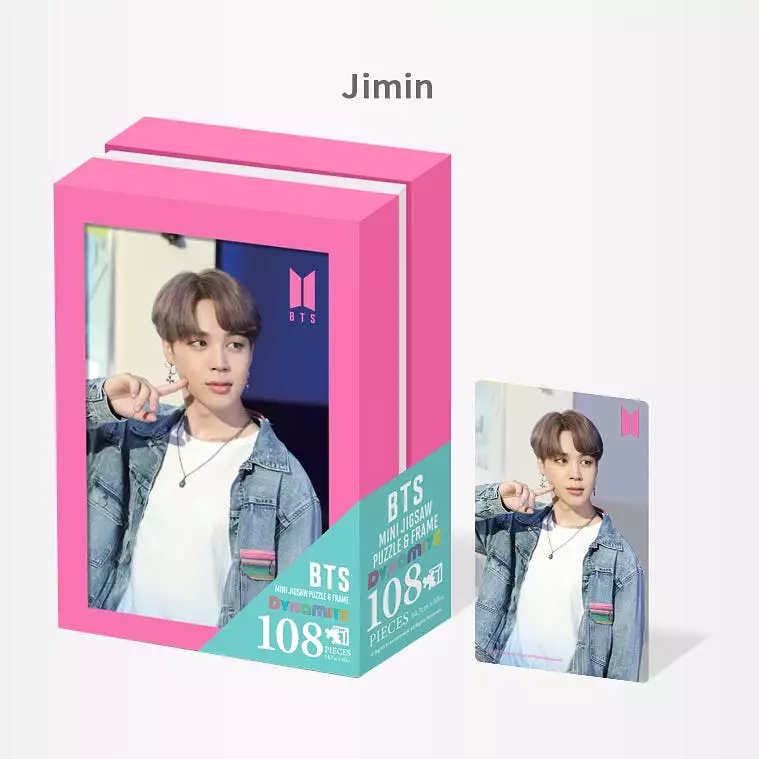 BTS DYNAMITE Frame Jigsaw Puzzle 108 Pieces Kpop Goods Photo V RM Jin Suga J-hope Jimin Jung Kook