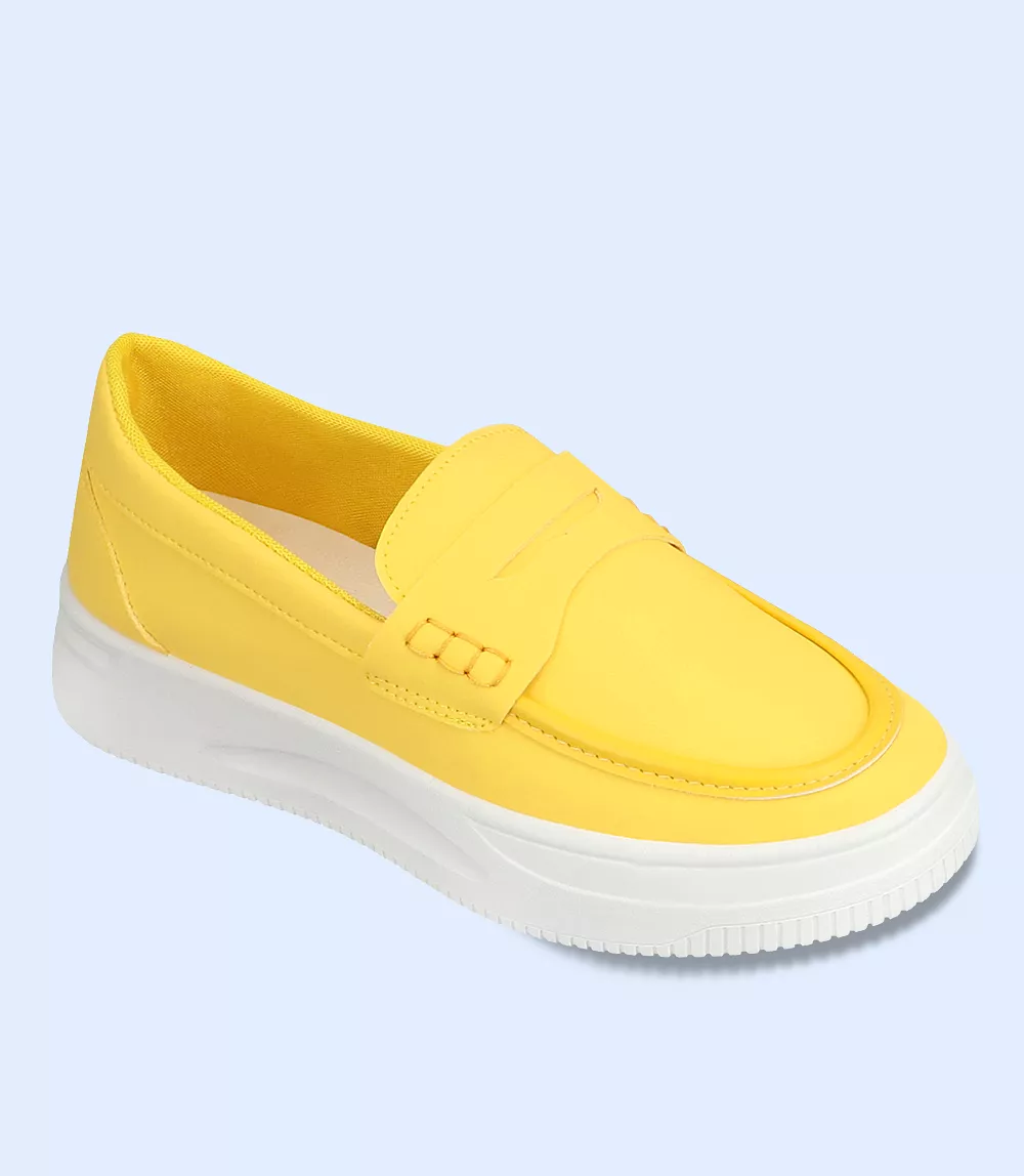 BW8275-MUSTARD-Women Sports Shoes