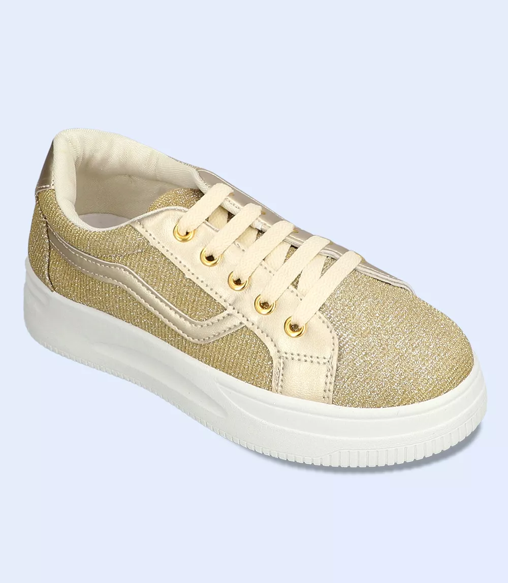 BW9560-GOLDEN-Women Sports Shoes