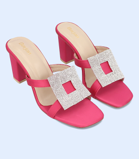 BW9627-FUSHIA-Slipper Heel