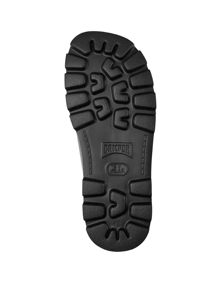 Camper Brutus Sandal Black leather sandals for men   