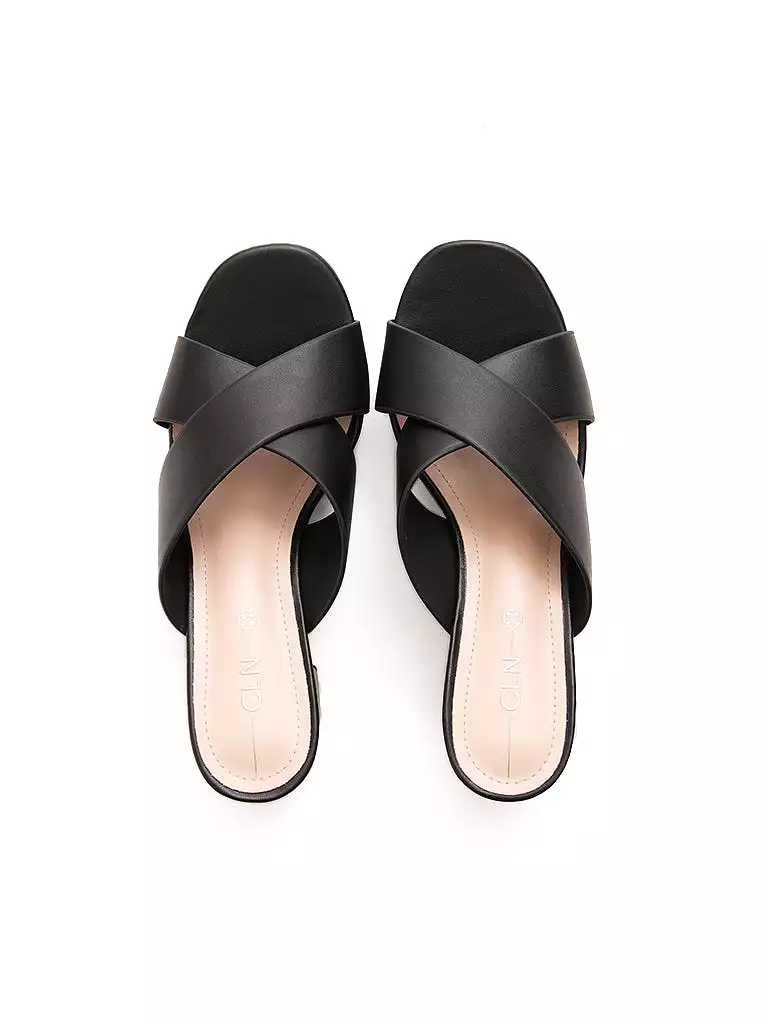 Carlina Heeled Slides