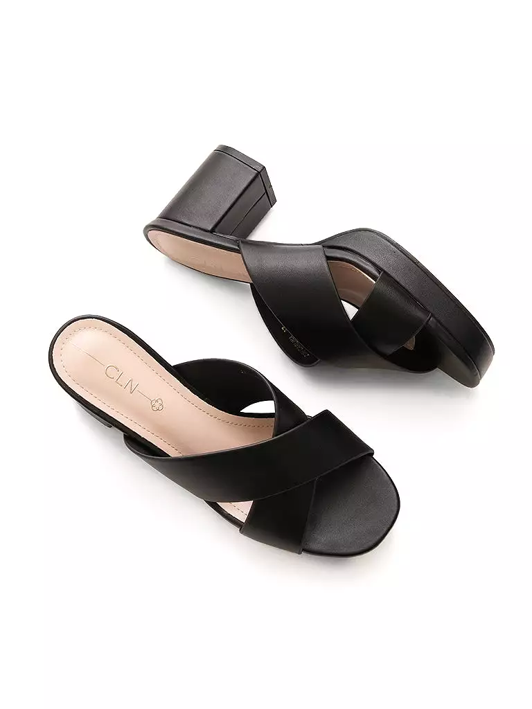 Carlina Heeled Slides