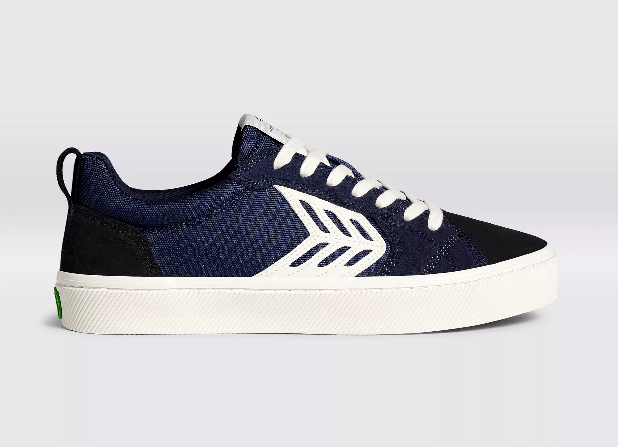 CATIBA PRO Low master-piece Navy Cordura Black Suede Ivory Logo Sneaker Women