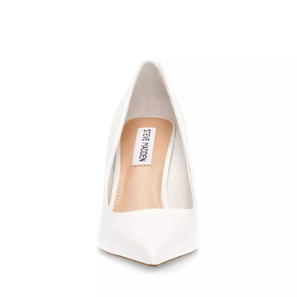 Classie Pump WHITE LEATHER