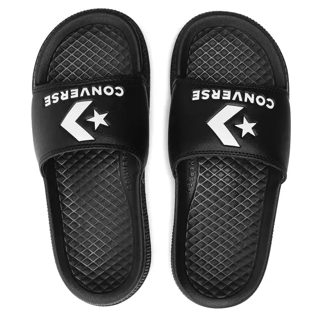 Converse- Slide Slip Black/White