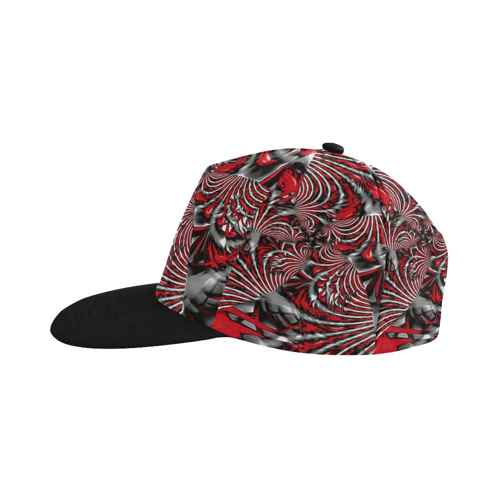 Crimson Burst Fractal Snapback