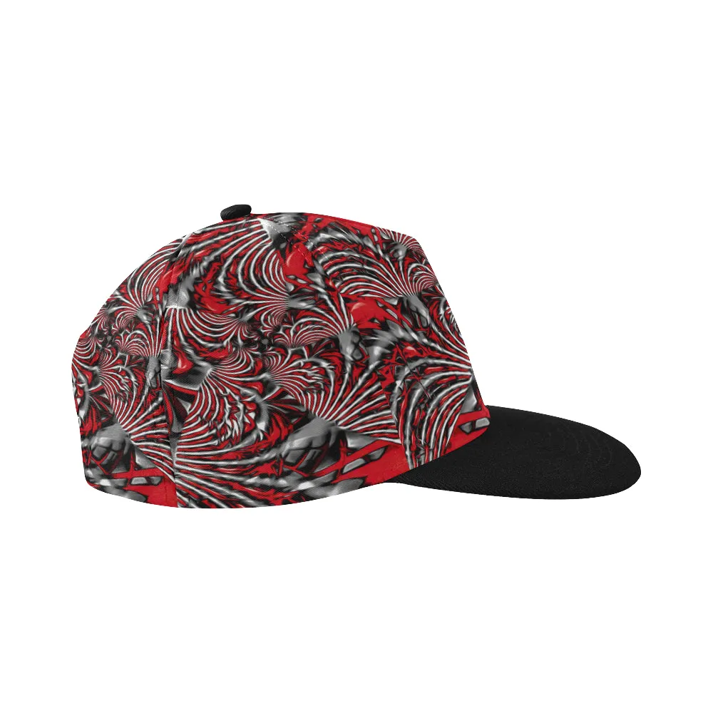 Crimson Burst Fractal Snapback