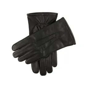 Dents Dilton Three-Point Lined Leather Gloves Black 5-1700