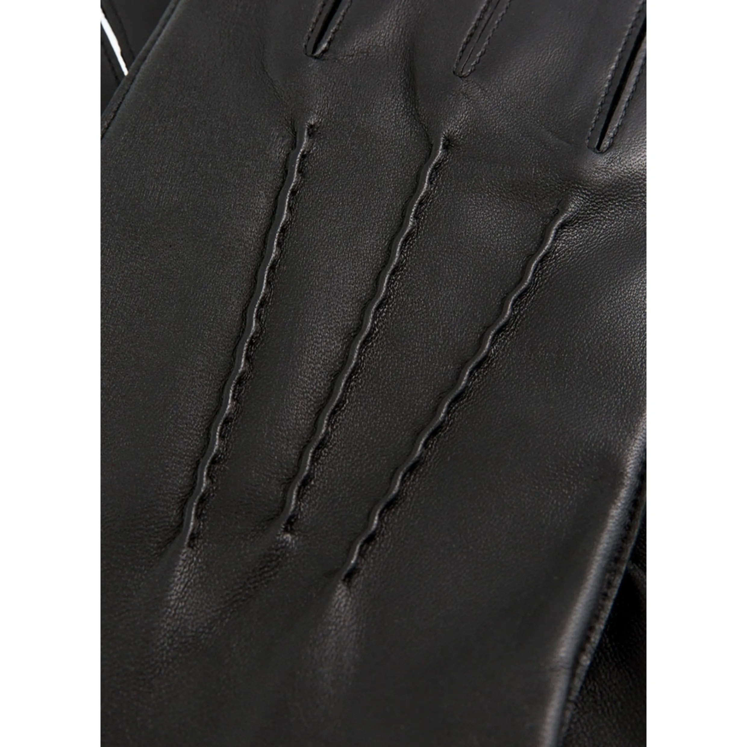 Dents Dilton Three-Point Lined Leather Gloves Black 5-1700