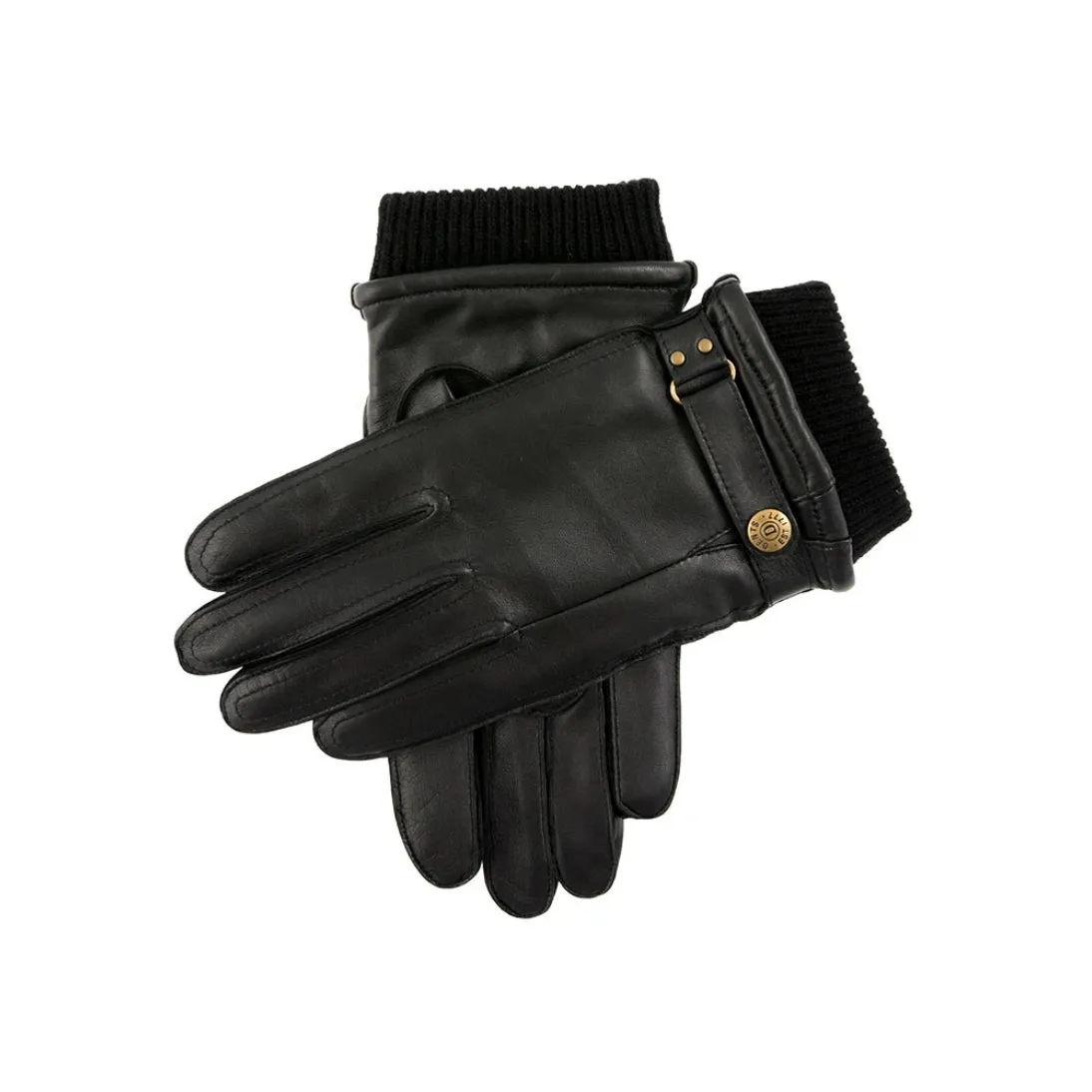 Dents Penrith Wool Blend-Lined Leather Gloves with Knitted Cuffs 5-9018 2 Colours