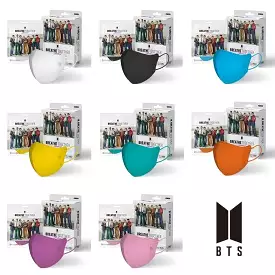 DOBU Masks BTS Breathe Together Standard Dynamite 10 Pieces Disposable bird-beaked Face Eco-friendly Materials Fashionable Color