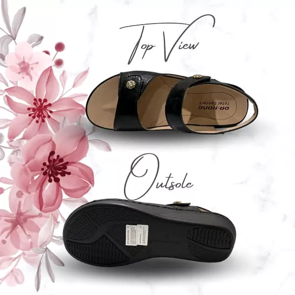 DR.KONG WOMEN REMOVABLE INSOLE SANDALS DK-S8000423E3-BLK(RP : $189)