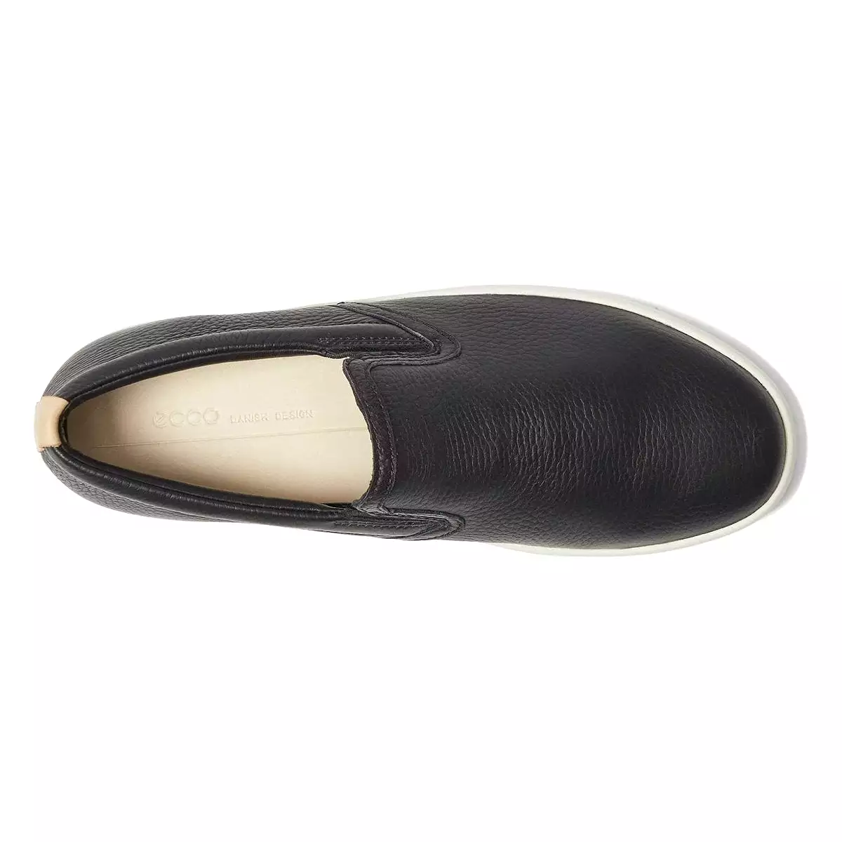 Ecco Women's Soft 7 Slip-On Black/Powder