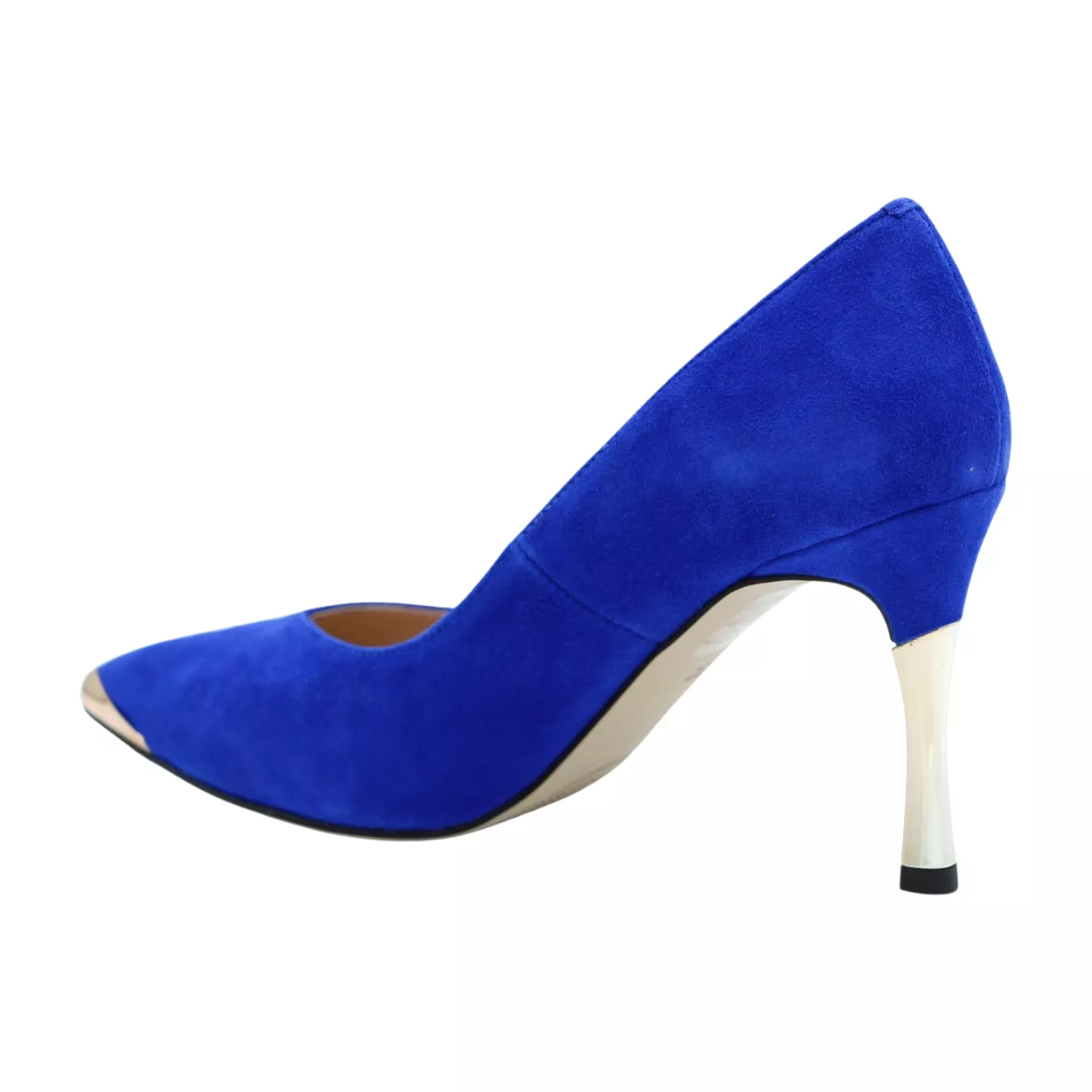 FABUCCI Royal Blue  Suede Pointed Toe Heels