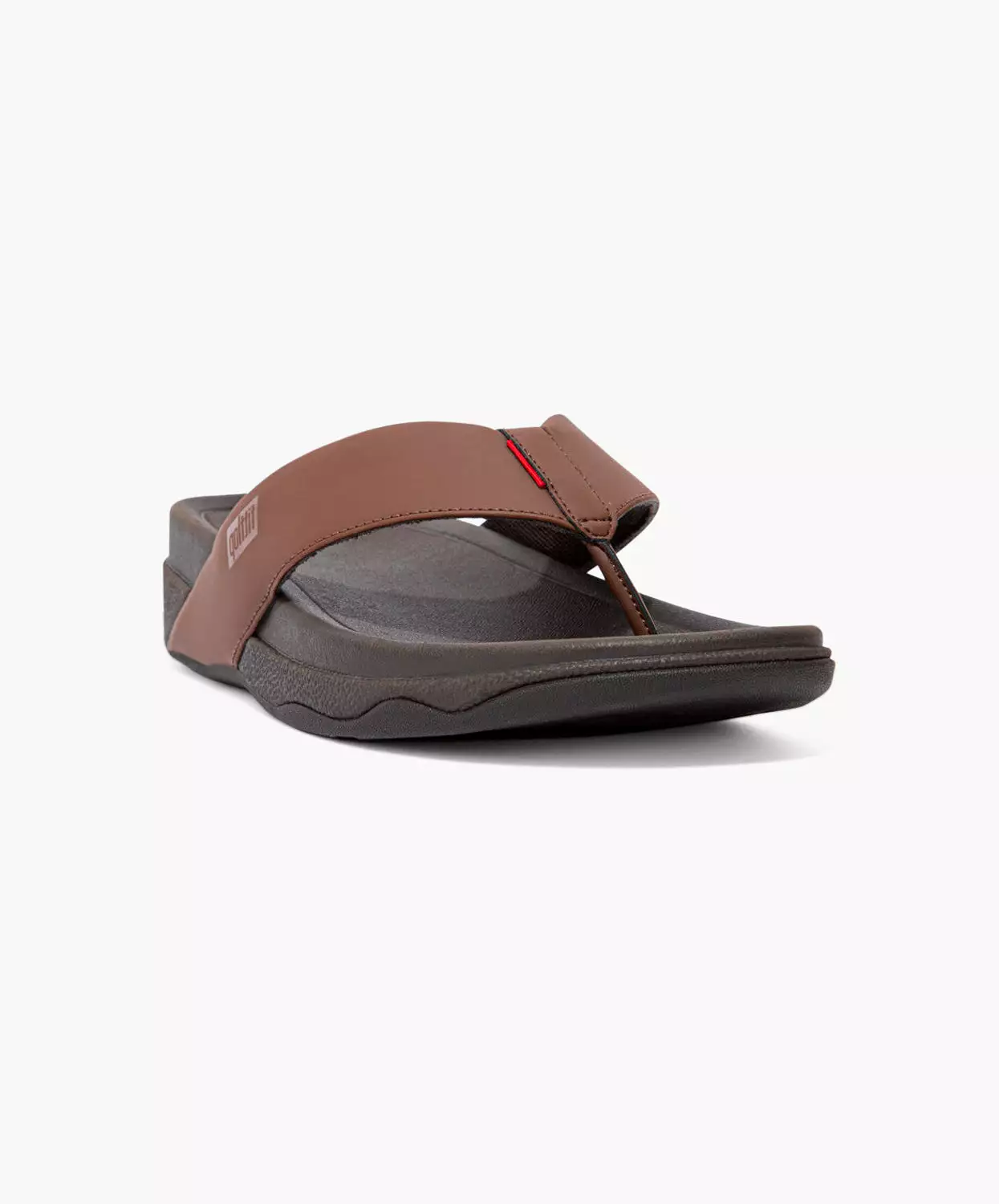 FitFlop Surfer Toe Post Mens Sandals Brown