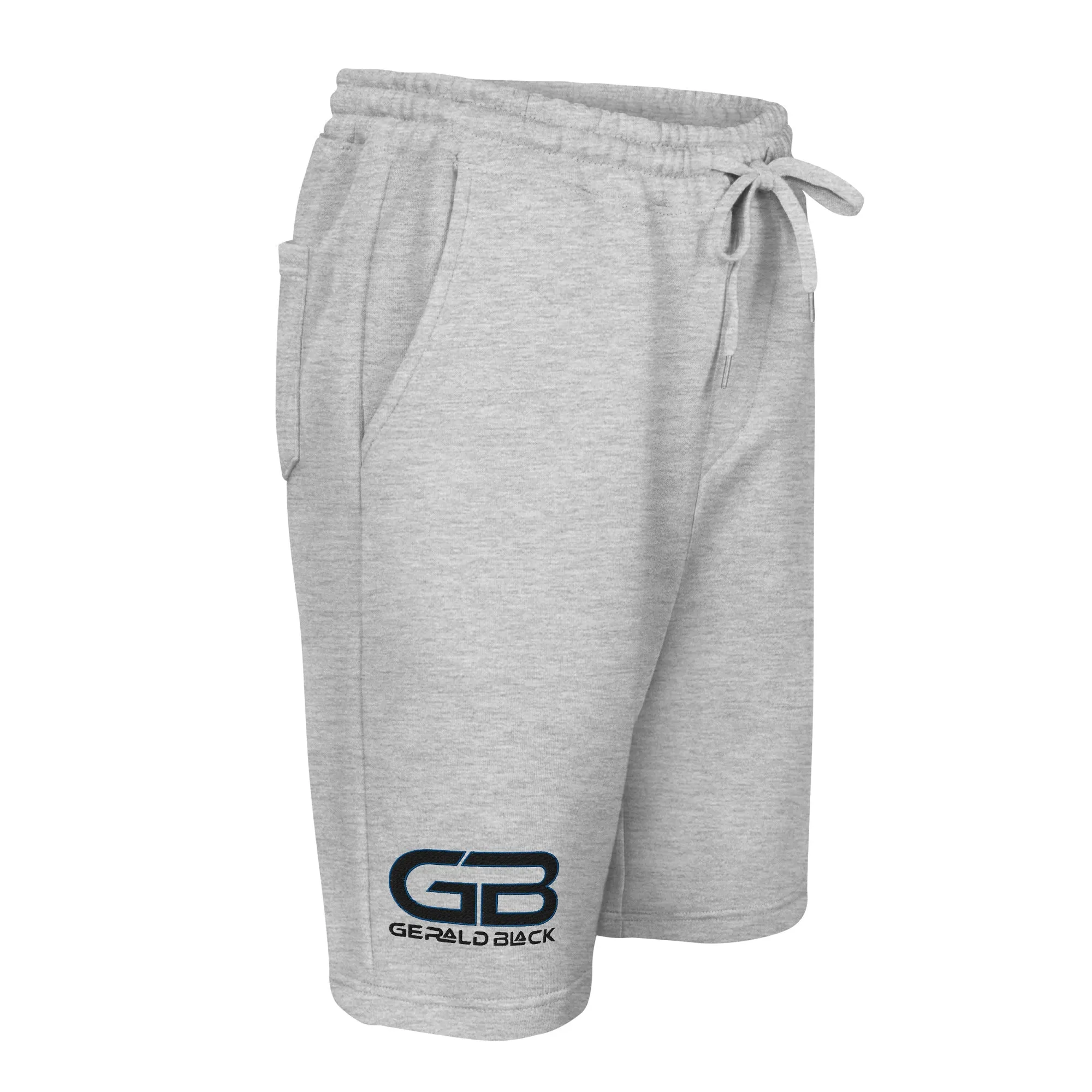 Gerald Black Men's Fleece Shorts Embroidery BLKBLU