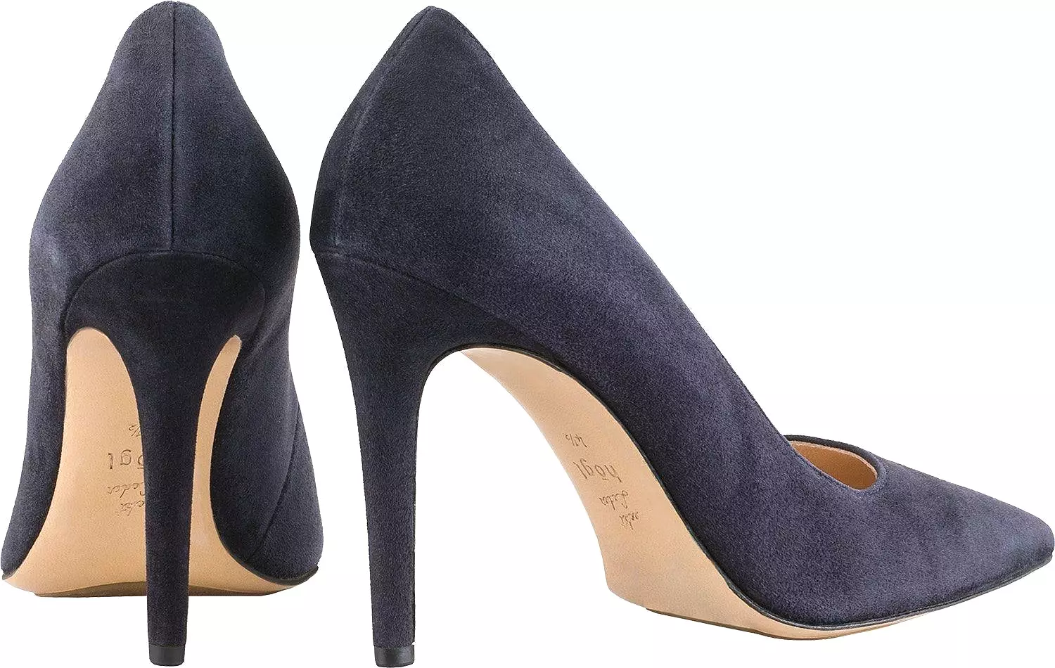 HOGL Navy Suede Stiletto Shoe Boulevard