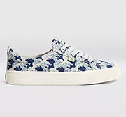 Hokusai OCA Low Wave off Kanagawa Print Canvas Sneaker Women