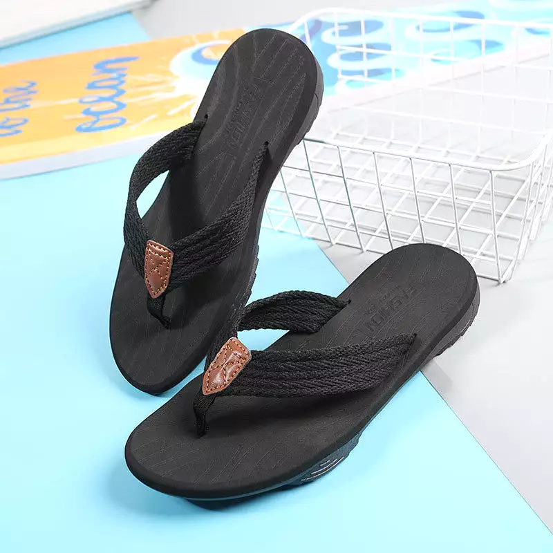 INSTOCK-Men's EVA flip-flops for outdoor sandals rubber sole