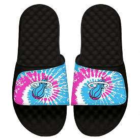 ISlide Miami Heat Tie Dye Logo Sandals