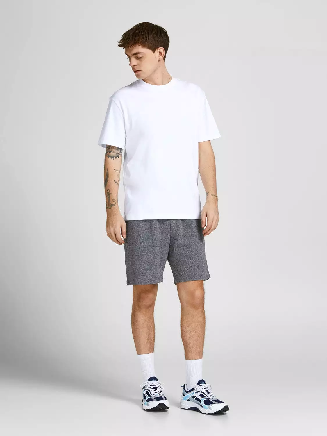 Jack & Jones Mens Sweat Jog Shorts 'Jji Tons'